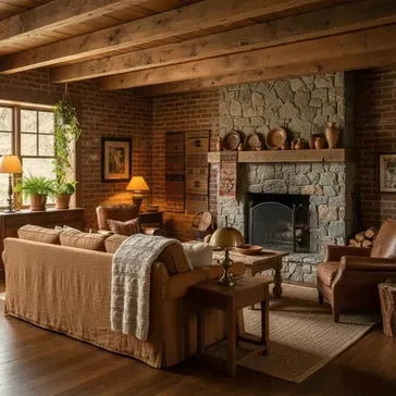 Salon w Stylu Rustykalnym: Kompletny Przewodnik po Aranacjach i Inspiracjach